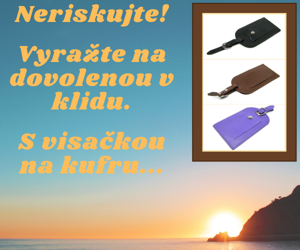 Mějte cestování v klidu díky visačce na kufr