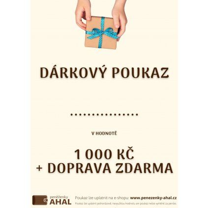 darkovy poukaz 1000